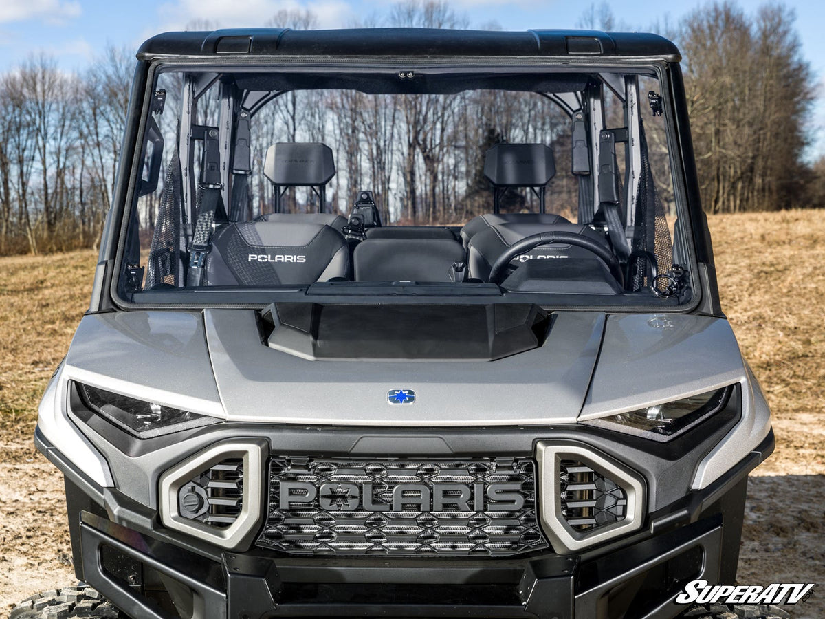 SuperATV Scratch-Resistant Full Windshield for Polaris Ranger XD 1500 - image 3