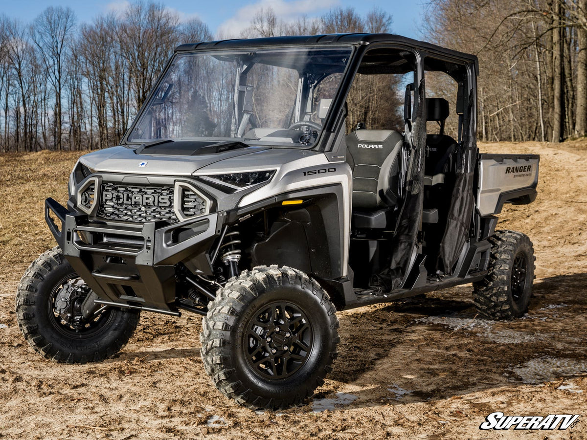 SuperATV Scratch-Resistant Full Windshield for Polaris Ranger XD 1500 - image 4