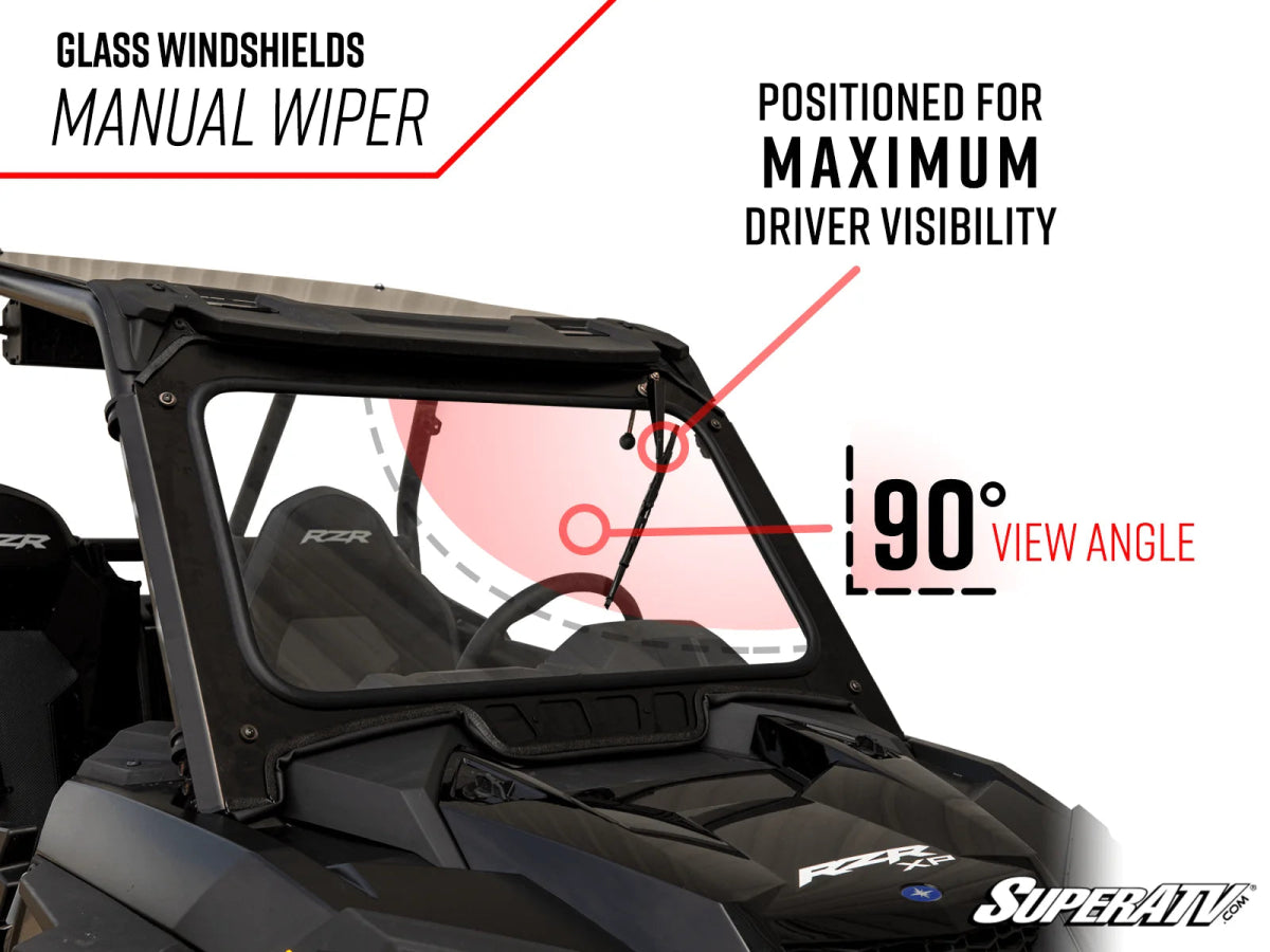Polaris RZR PRO XP Glass Windshield | SuperATV - Rad UTV Parts