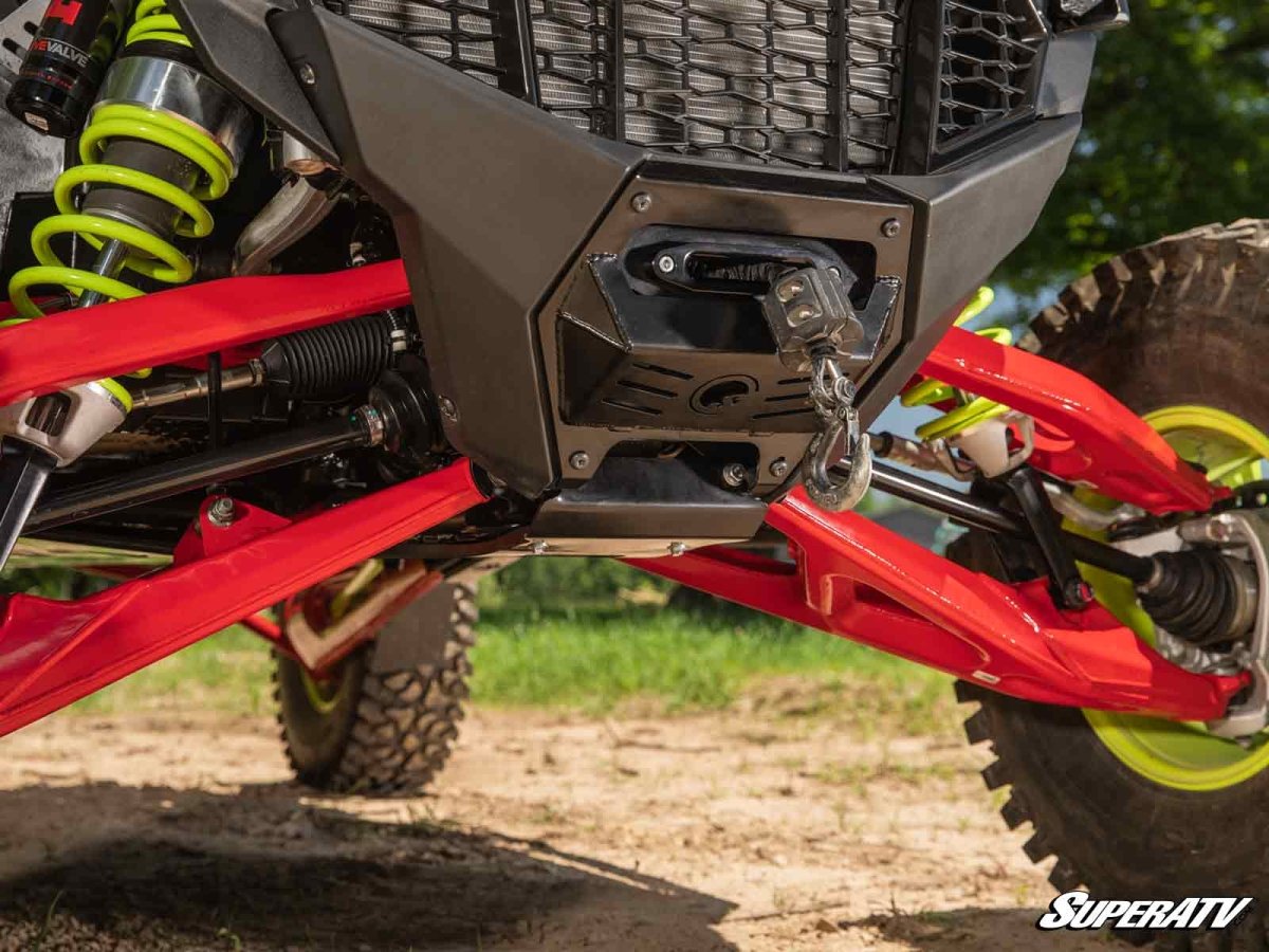 Polaris RZR Turbo R Winch Mounting Plate & Winch | SuperATV - Rad UTV Parts