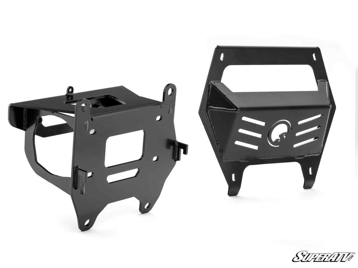 Polaris RZR Turbo R Winch Mounting Plate & Winch | SuperATV - Rad UTV Parts