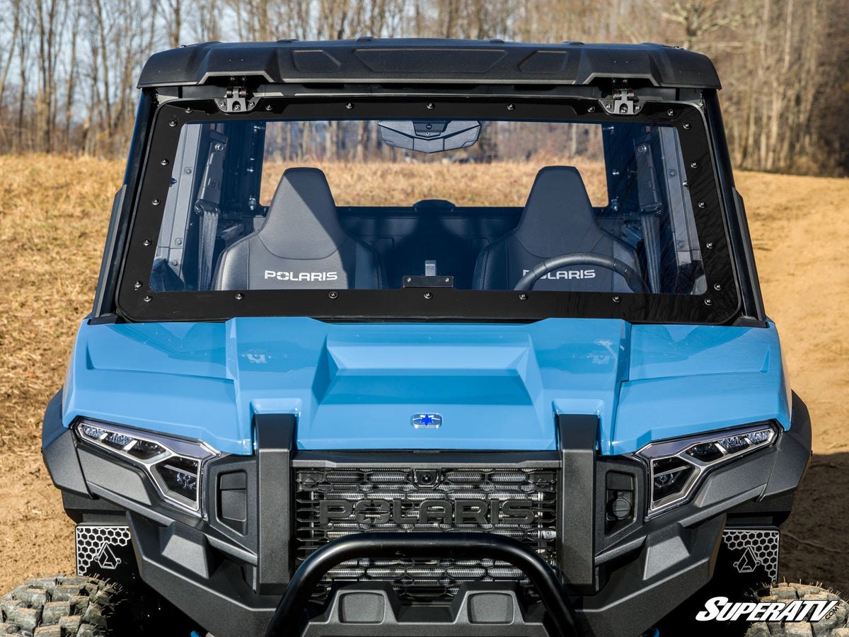 SuperATV Scratch-Resistant Flip Windshield for Polaris Xpedition - image 3