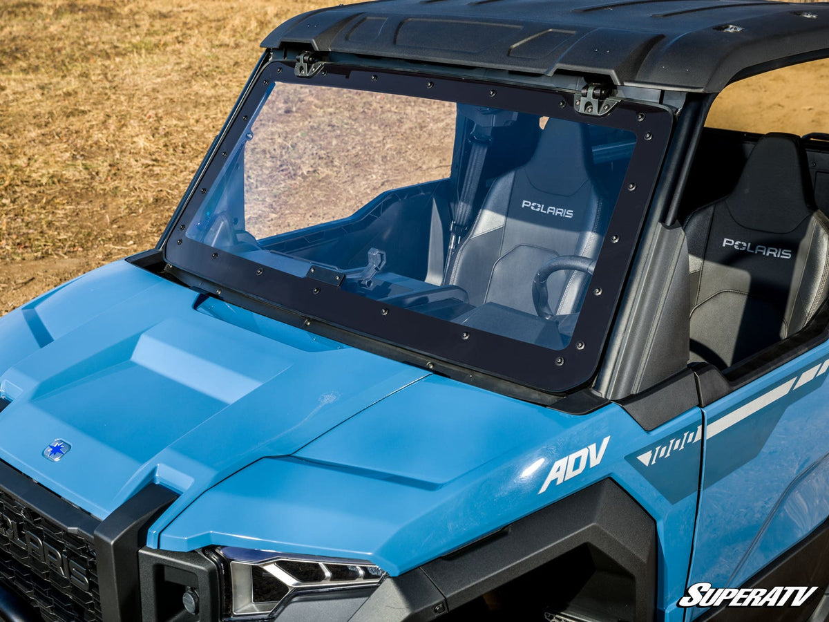 SuperATV Scratch-Resistant Flip Windshield for Polaris Xpedition - image 4