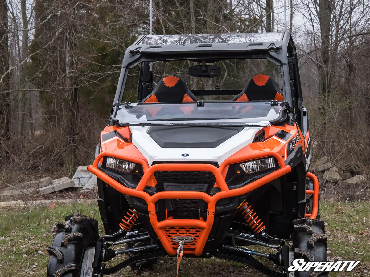 SuperATV Flip Down Windshield for Polaris General XP 1000 - image 4