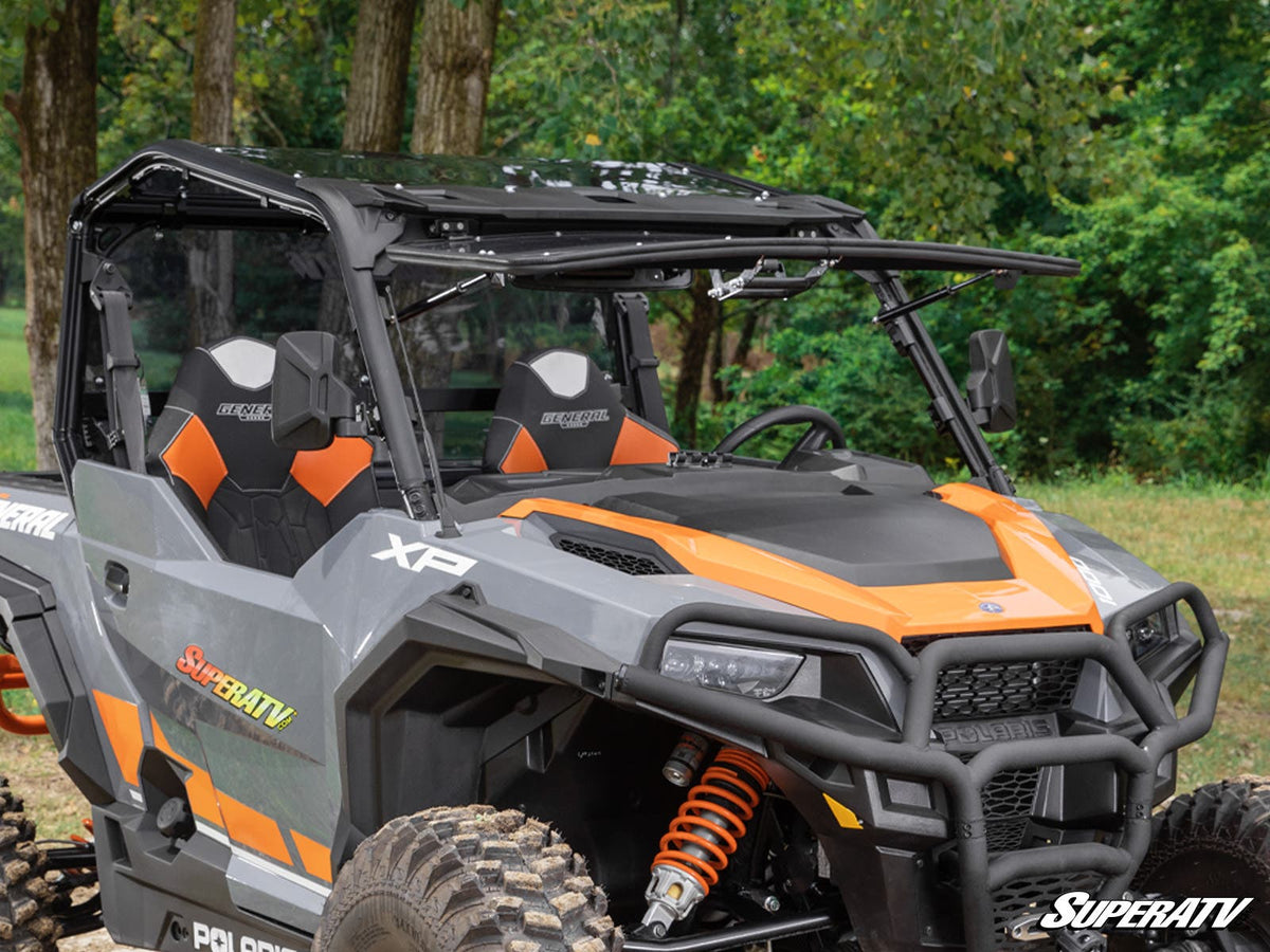 SuperATV Scratch Resistant Flip Windshield for Polaris General - image 6