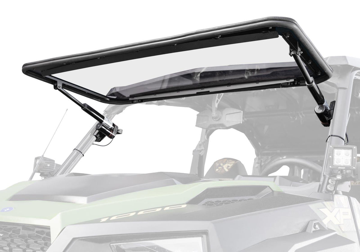 SuperATV MaxDrive Power Flip Windshield for Polaris General XP 1000