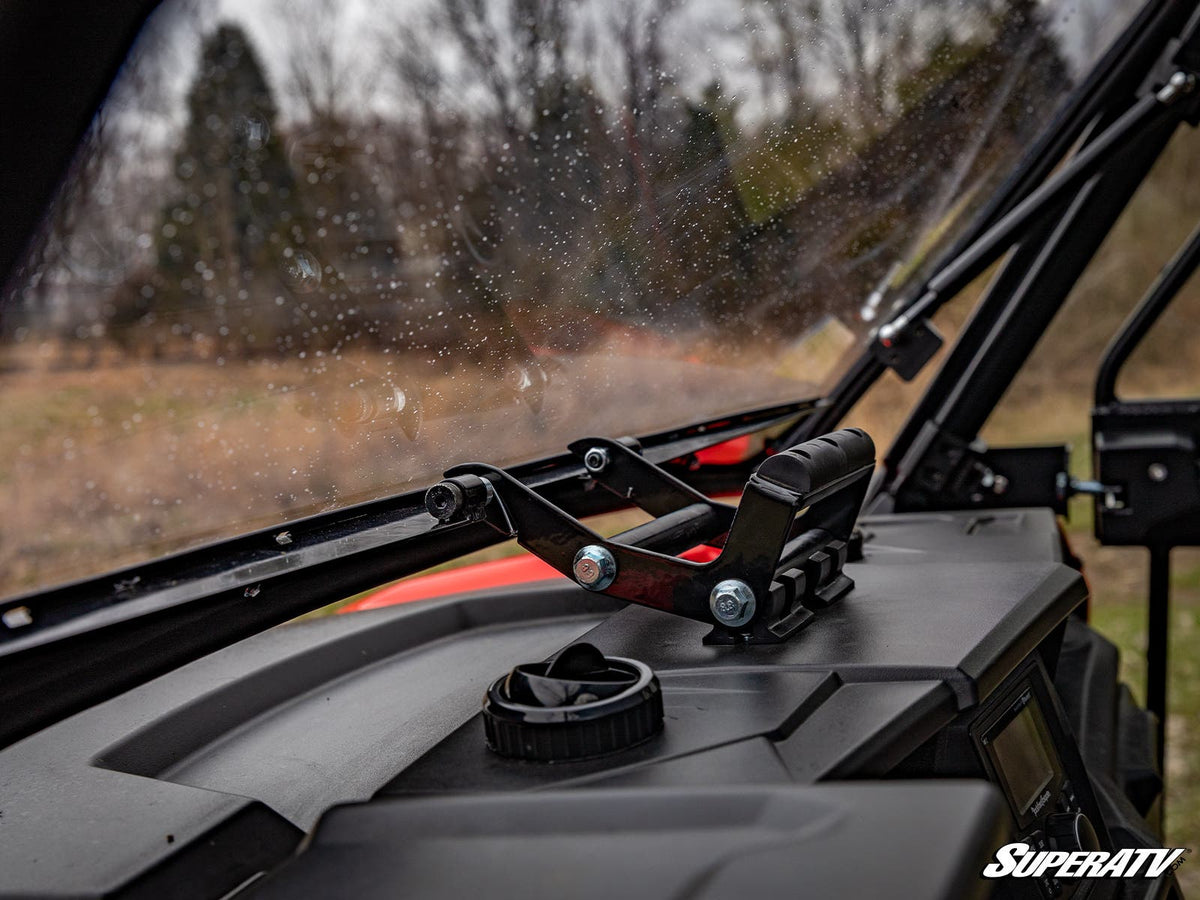 SuperATV Scratch Resistant Flip Windshield for Polaris General XP 1000 - image 4