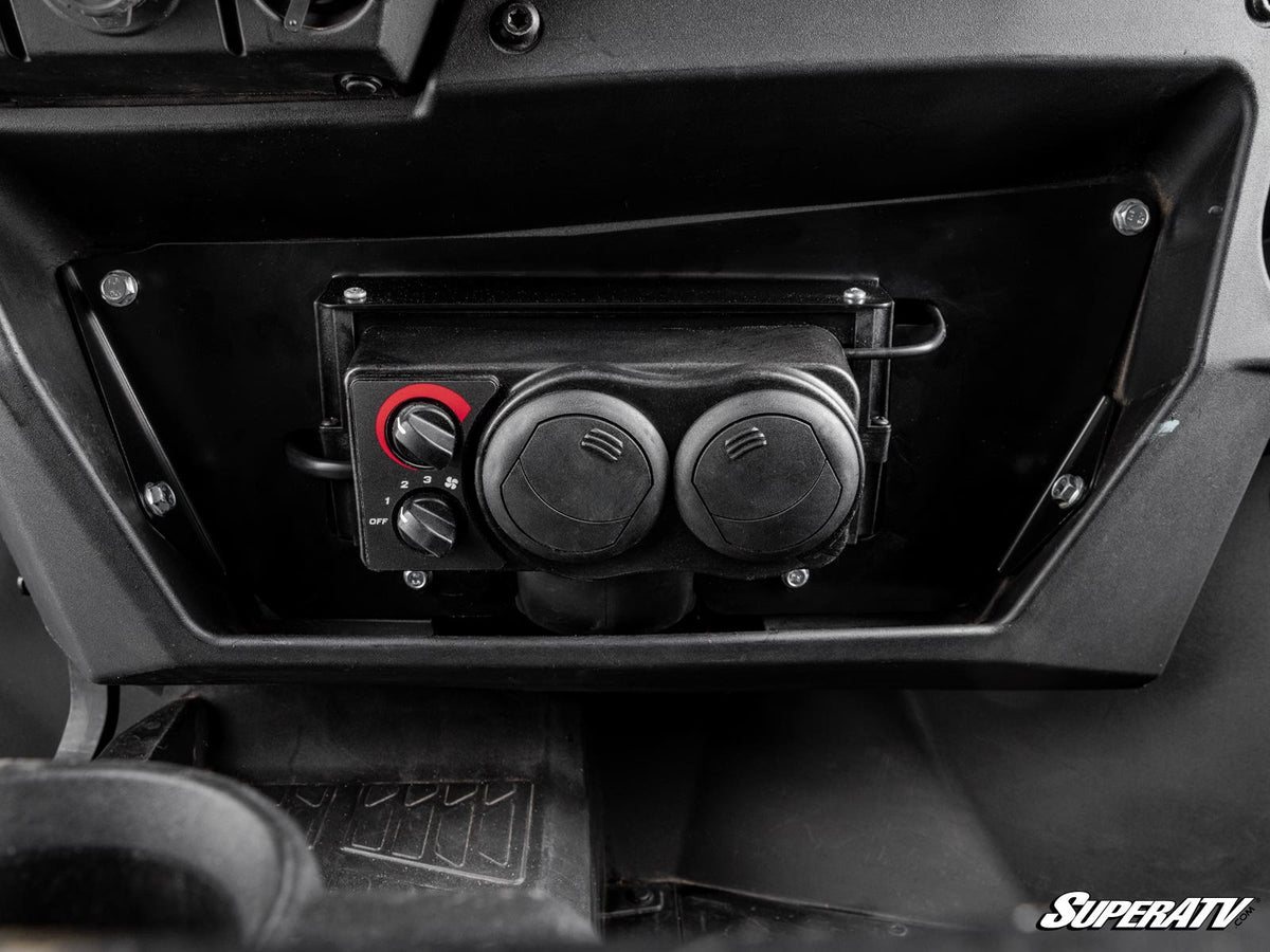 SuperATV Polaris Ranger 1000 Crew Cab Heater - Front and Rear + IFP - image 4