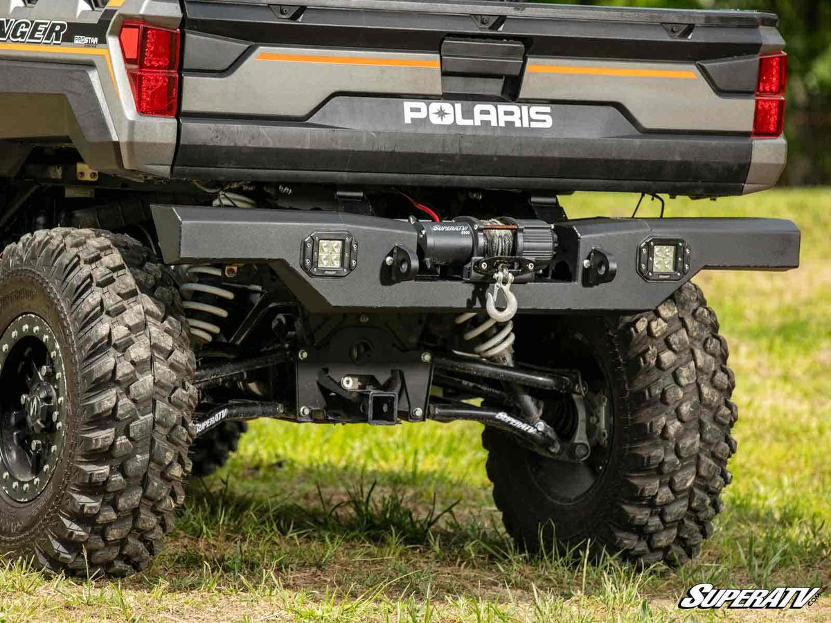 SuperATV XP Kinetic Winch Ready Rear Bumper for Polaris Ranger - image 4