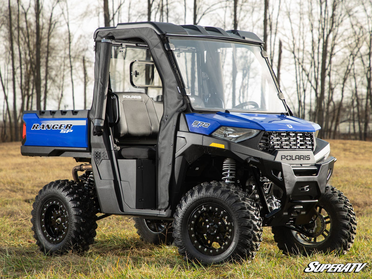 SuperATV Scratch-Resistant Full Windshield for Polaris Ranger SP 570 - image 3