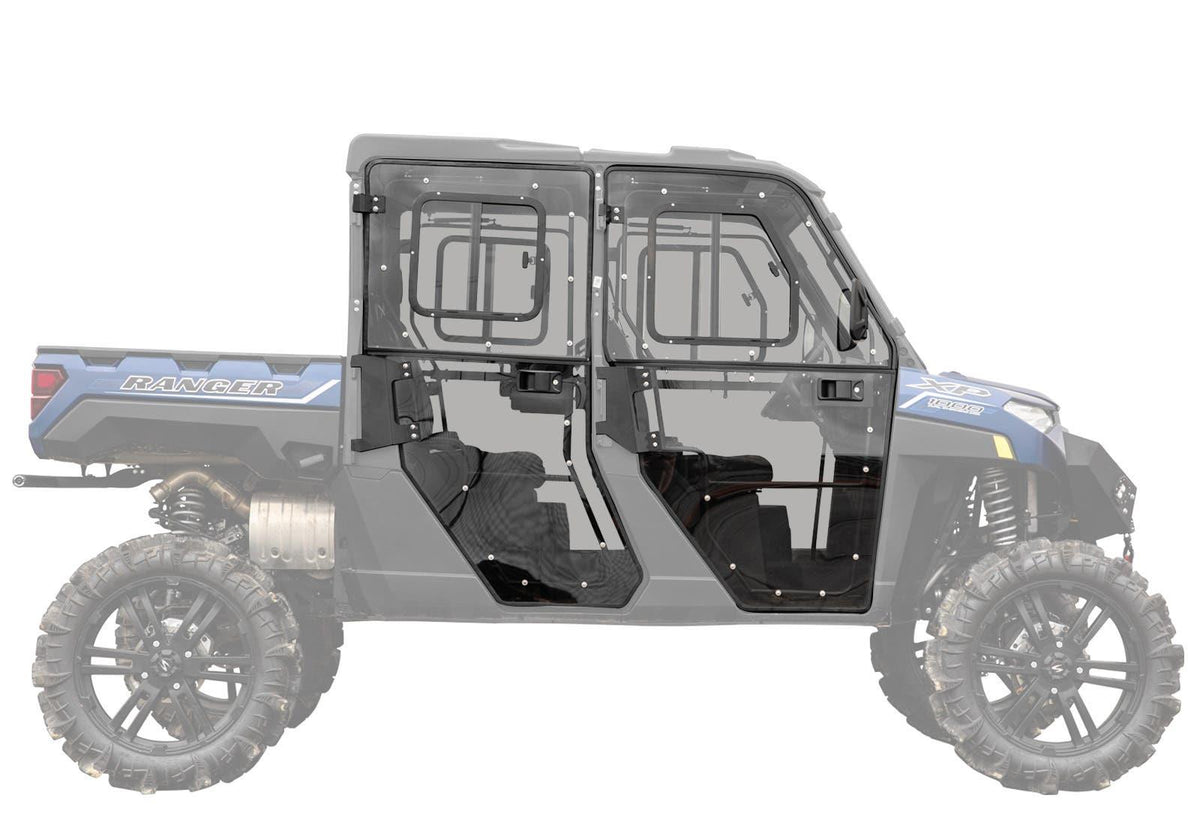 SuperATV Convertible Cab Enclosure Doors for Polaris Ranger XP 1000 Crew - image 7