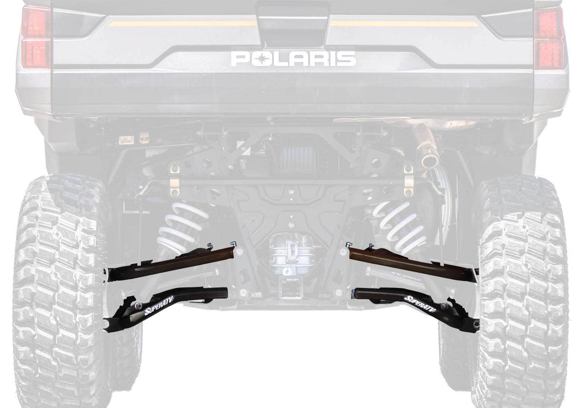 SuperATV Polaris Ranger Kinetic High-Clearance 1.5in. Rear Offset A-Arms