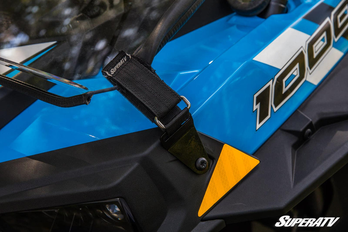 SuperATV Flip Down Windshield for Polaris RZR XP Turbo - image 10