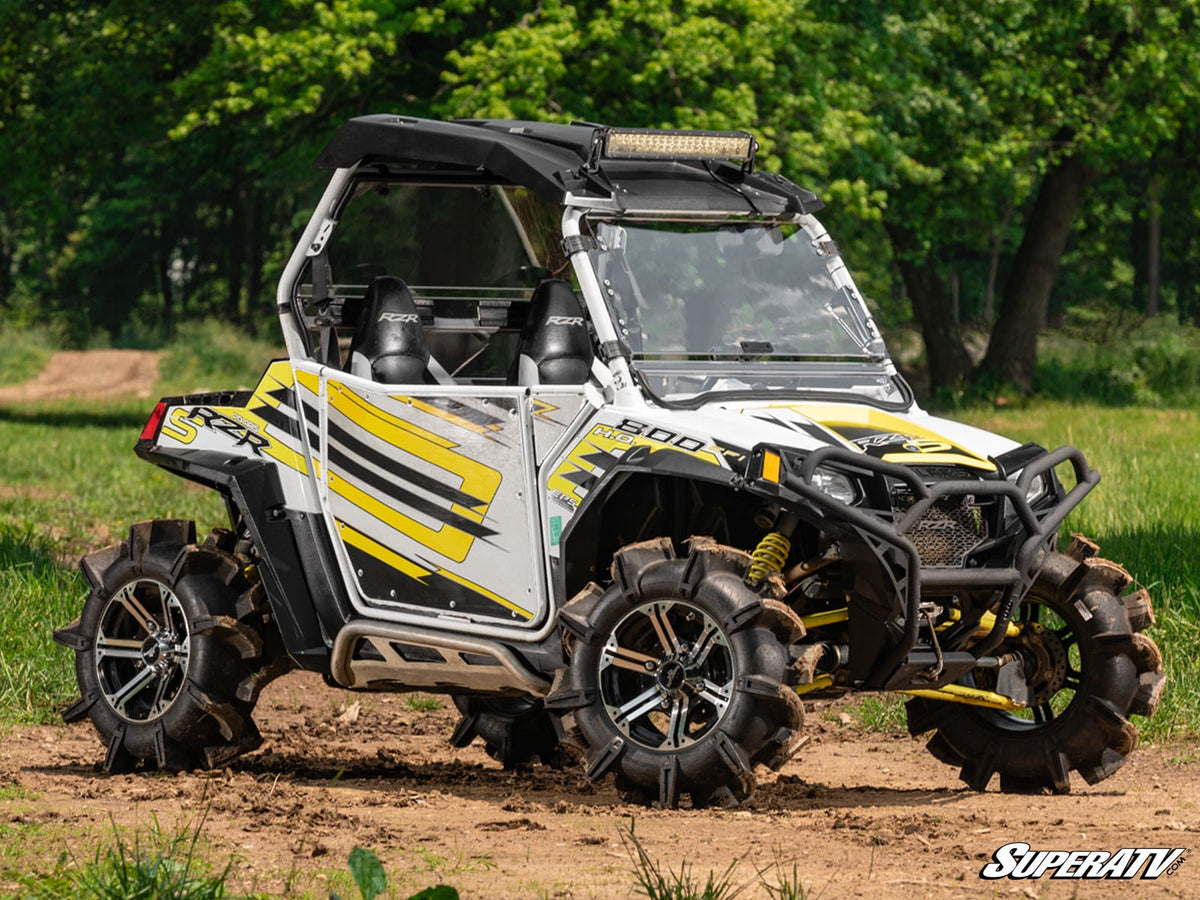 SuperATV Scratch Resistant Flip Windshield for Polaris RZR - image 2