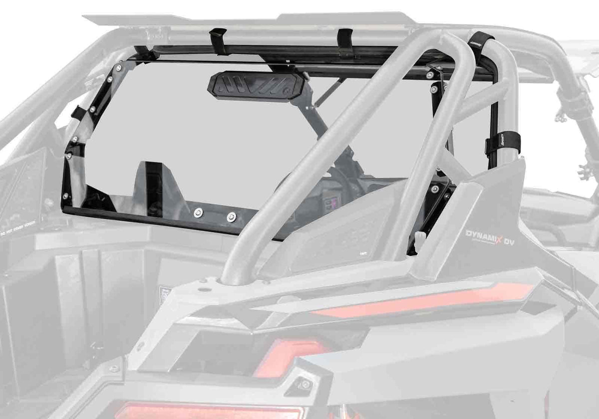 SuperATV Rear Vented Windshield for Polaris RZR Turbo R - image 7