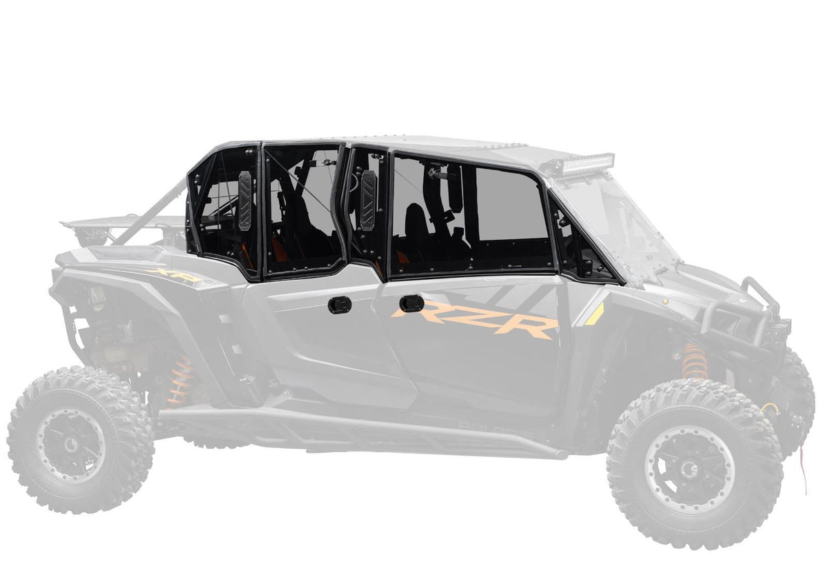 SuperATV Hard Cab Enclosure Upper Doors for Polaris RZR XP 4 - image 19