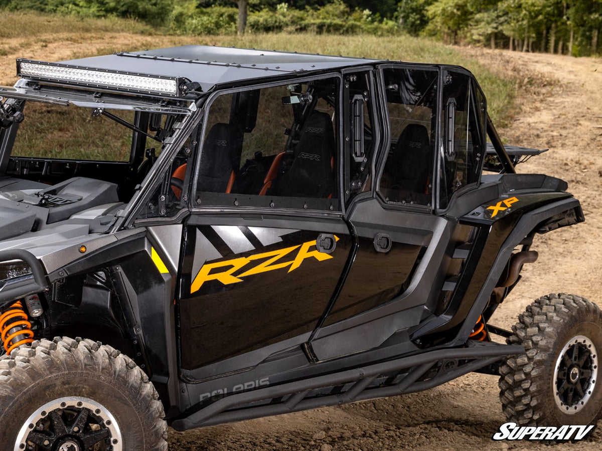 SuperATV Hard Cab Enclosure Upper Doors for Polaris RZR XP 4 - image 9