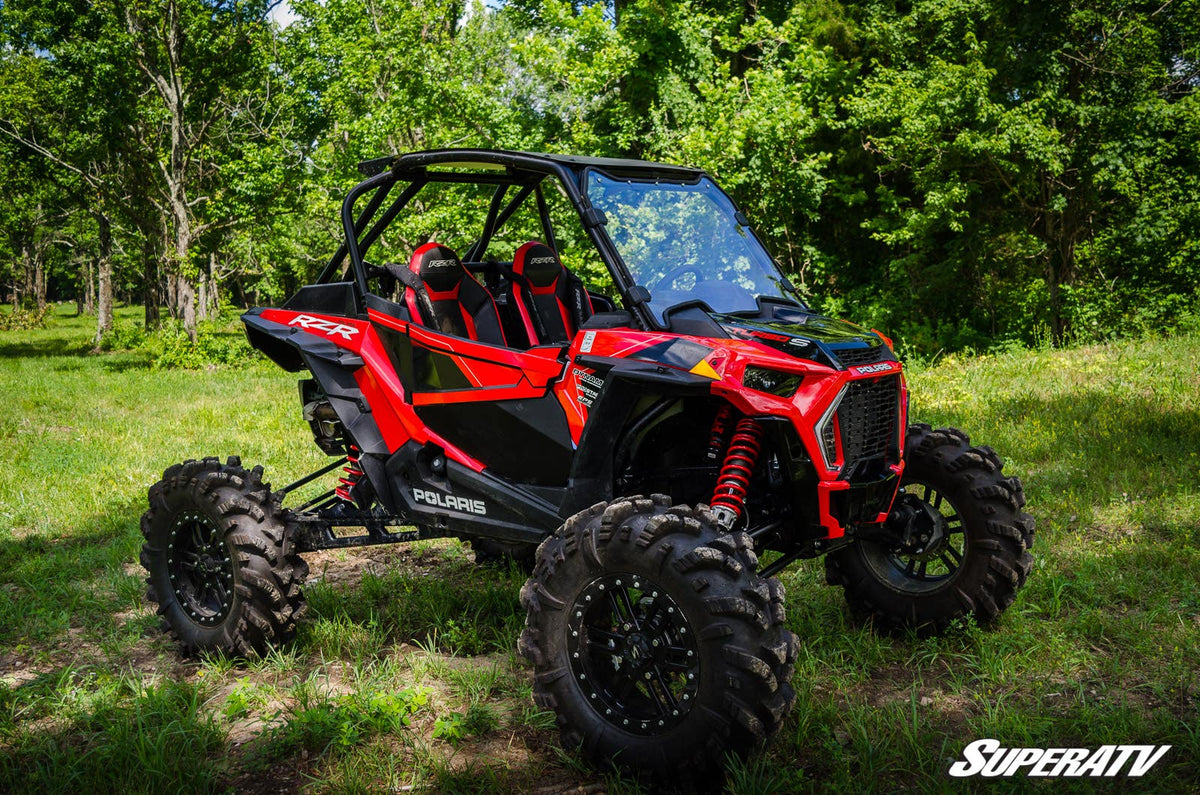 SuperATV Scratch-Resistant Full Windshield for Polaris RZR XP Turbo S - image 2