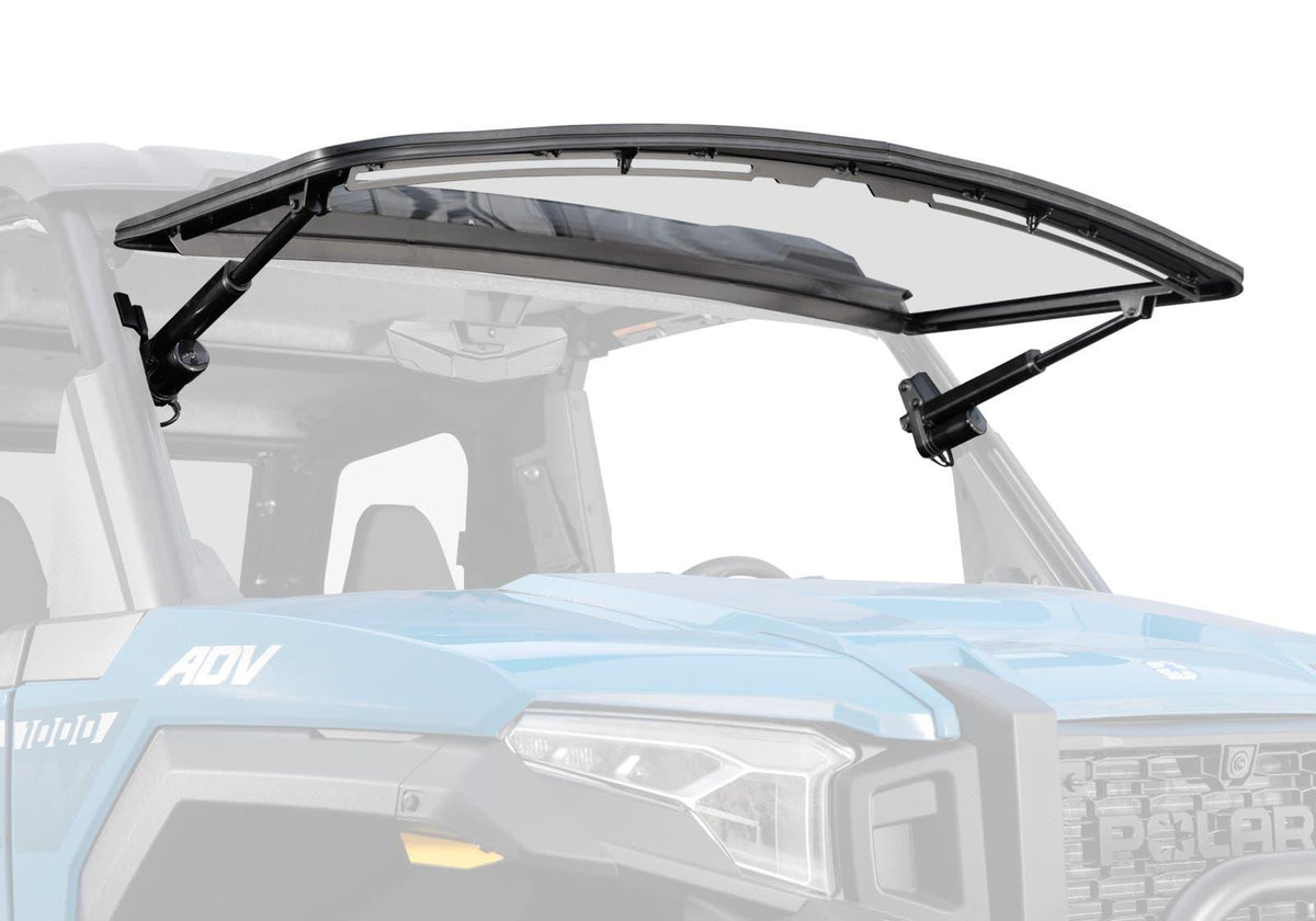 SuperATV MaxDrive Power Flip Windshield for Polaris Xpedition