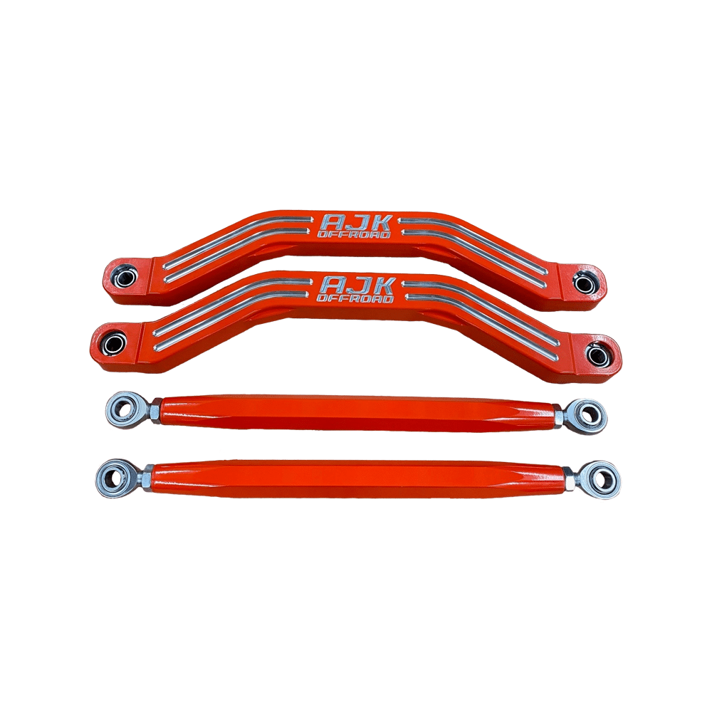 Honda Talon High Clearance Radius Rods — Honda Talon High Clearance Radius Rods AJK Offroad Orange Both X