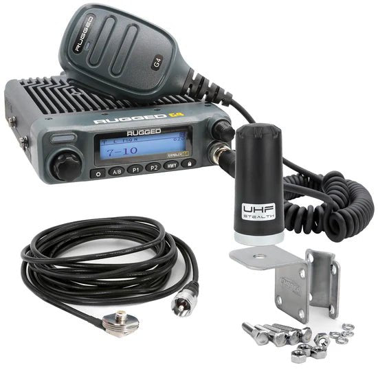 Rambler G4 GMRS Band Mobile Radio with Stealth Antenna | Rugged Radios - Rad UTV Parts