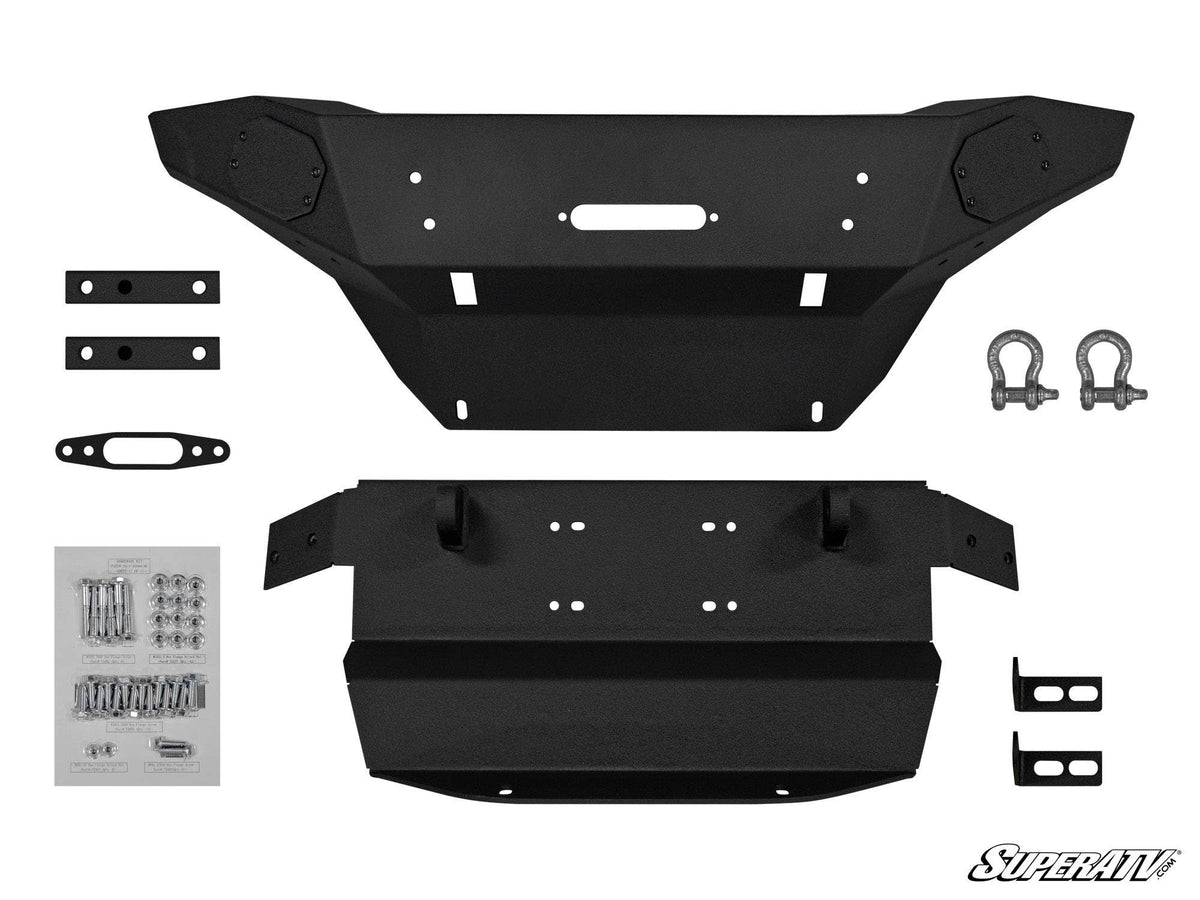 SuperATV Winch-Ready Front Bumper for Polaris Ranger 1000 - image 6