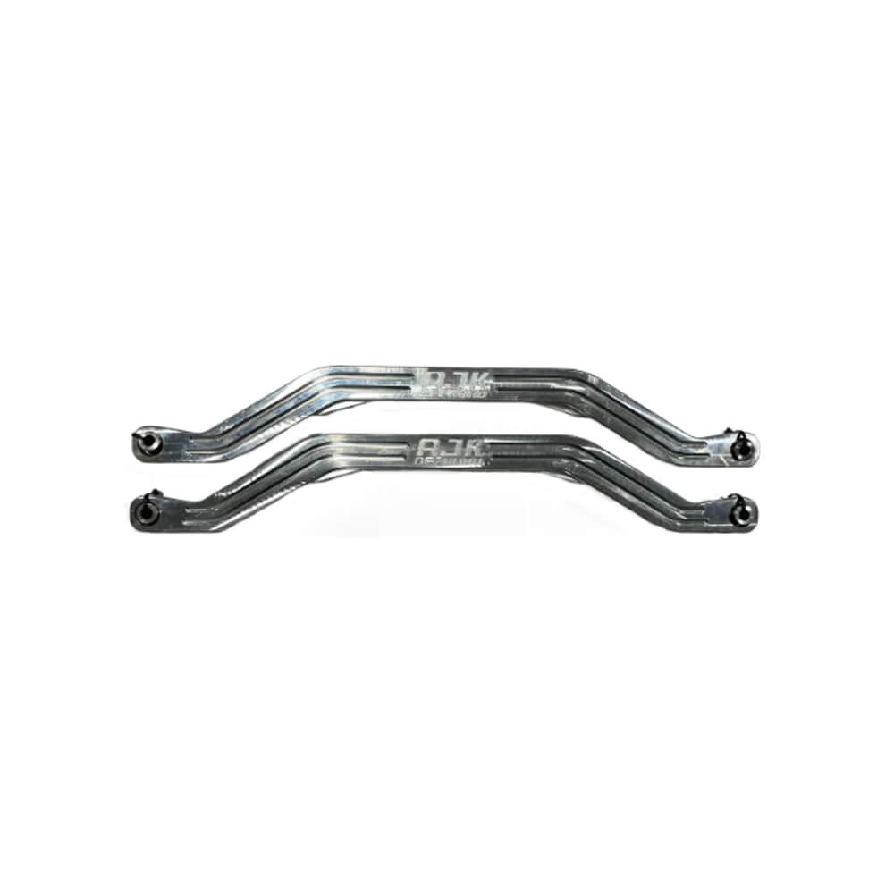 Polaris Pro R / Turbo R High Clearance Radius Rods — Polaris Pro R / Turbo R High Clearance Radius Rods by AJK Offroad Raw Aluminum Lower Rods