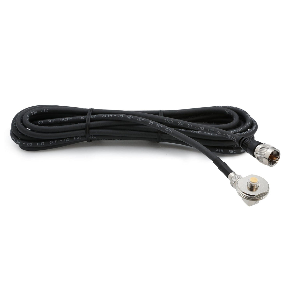 15 Ft Antenna Cable with Removable Mini 3/8 NMO Bulkhead Mount –