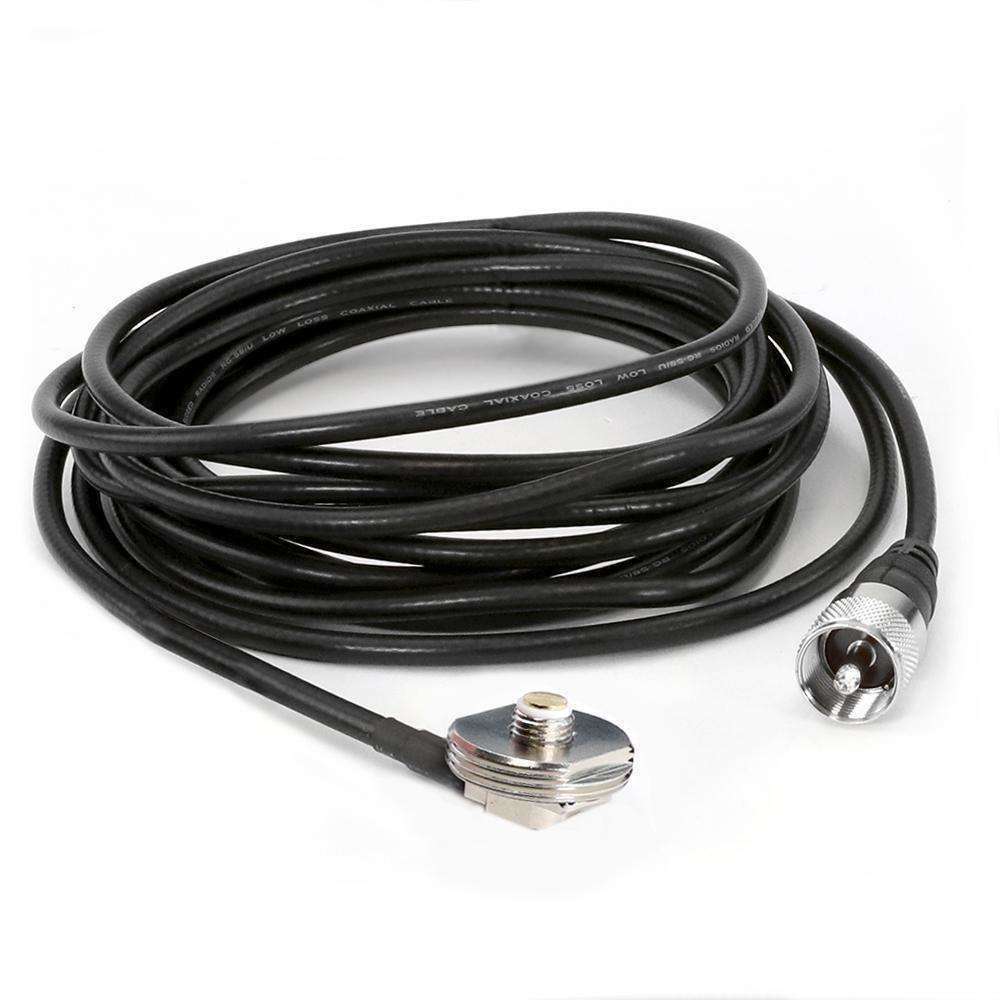 Antenna Coax Cable with 3/8 NMO Mount – 13 Feet