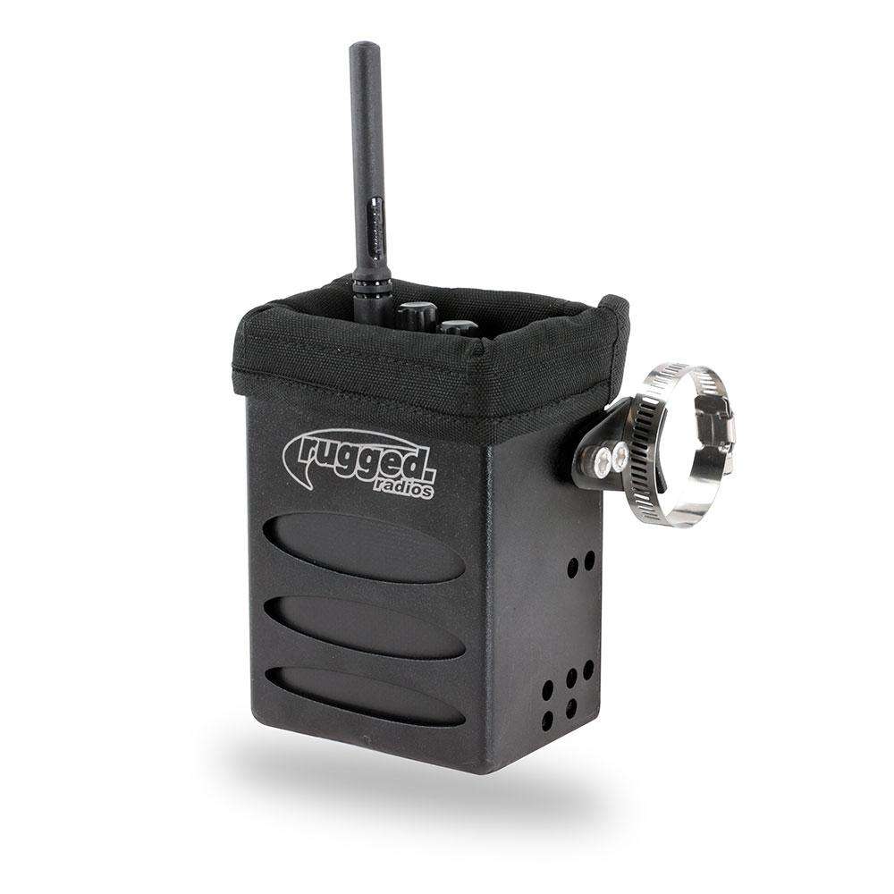 Aluminum Radio Box for Handheld Radios - Universal Mounting –