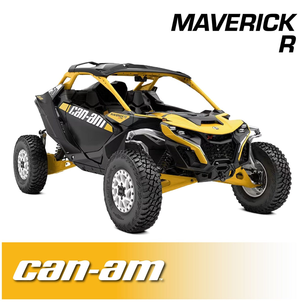 Can-Am Maverick R Complete Communication Kit with Rocker Switch Bluetooth Intercom and 2-Way Radio – STX Stereo Remote Head, M1 VHF Business Band, Dash Mount