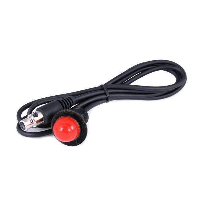 Hole Mount Push to Talk Cable (PTT) with 48" Straight Cord for Intercoms –