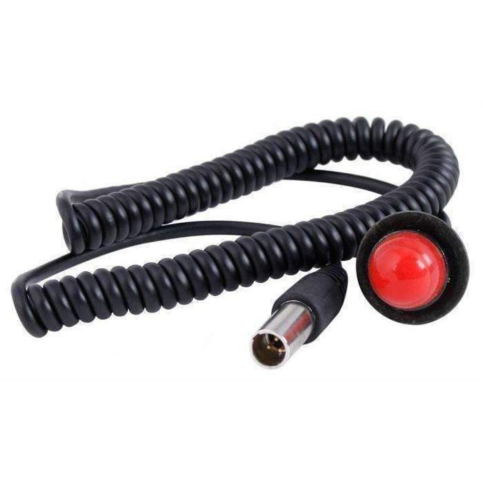 Hole Mount Steering Wheel Push to Talk (PTT) with Coil Cord for Car Harnesses –