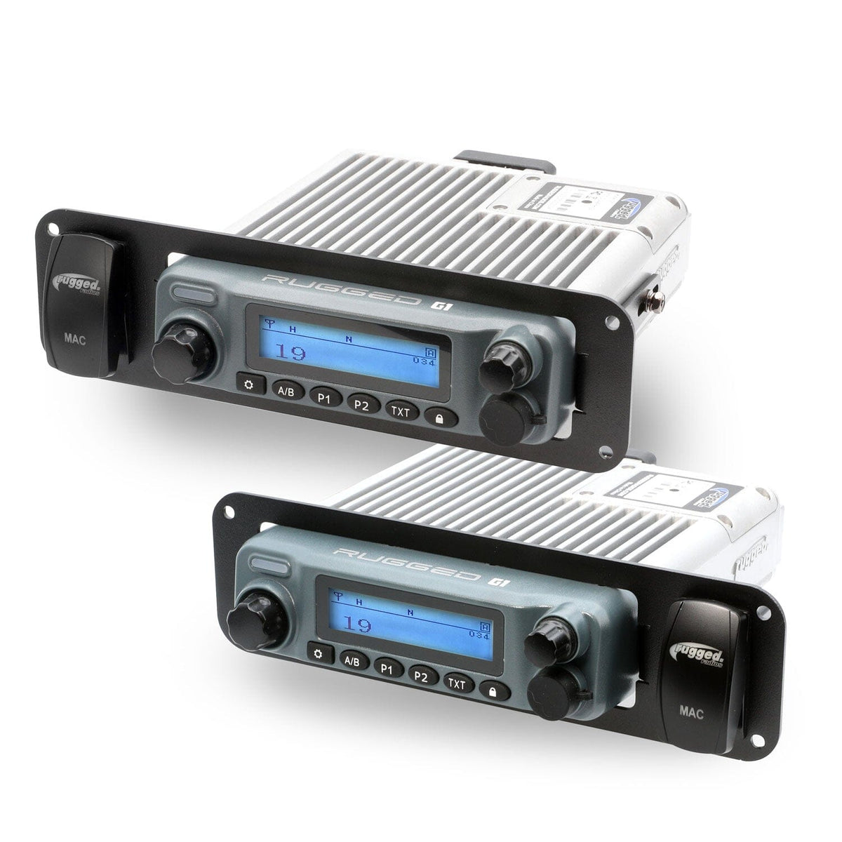 In-Dash Mount with Switch Hole for Rugged Radios –