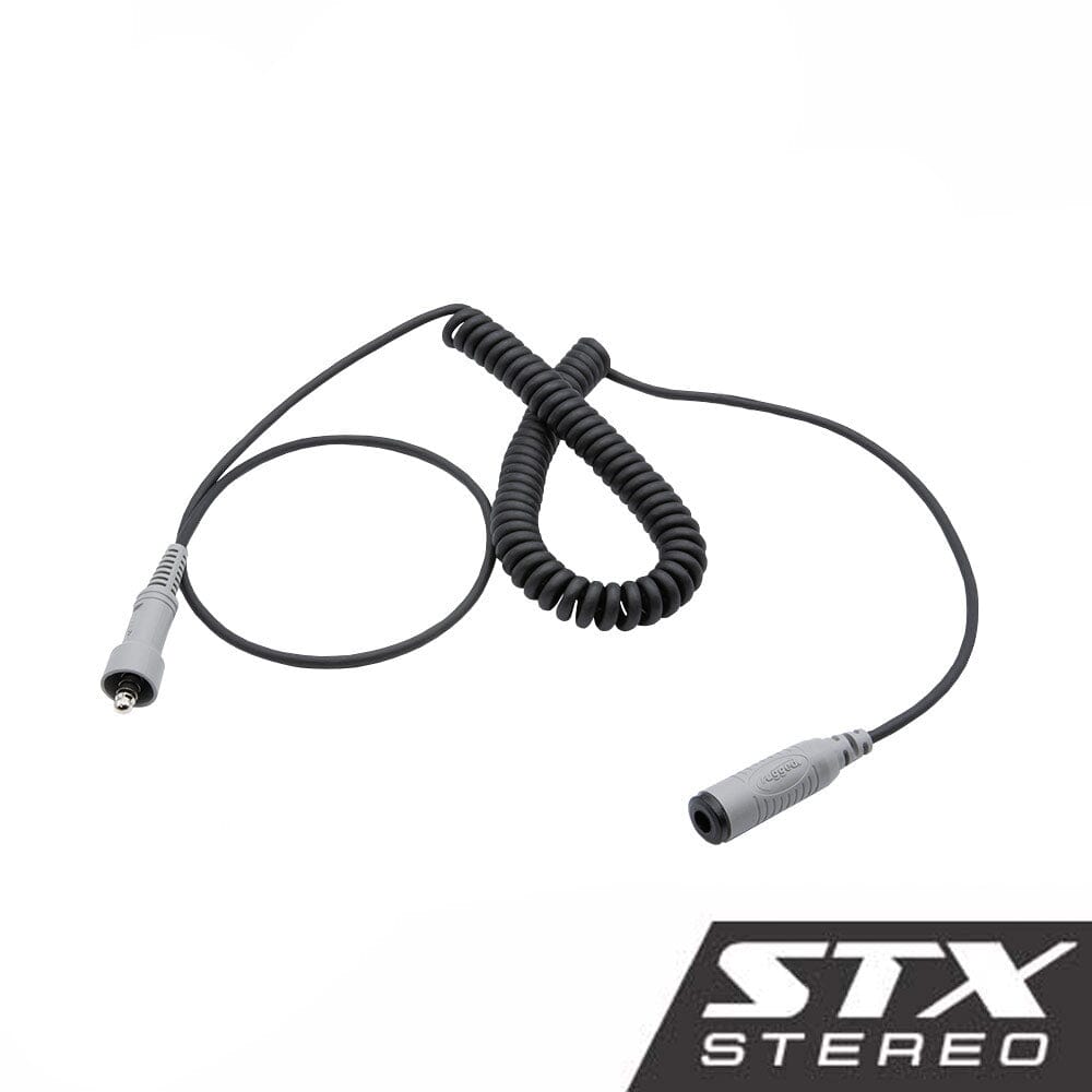 STX STEREO Headset or Helmet Extension Coil Cable –
