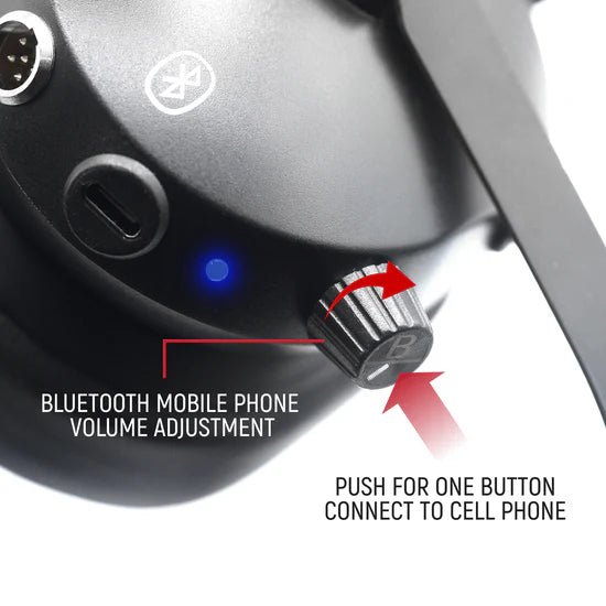 RW - H52 Bluetooth Headset for Cell Phones - 2 - Way Radio Compatible - Rad UTV Parts