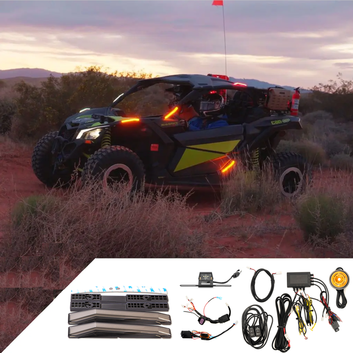 Can-Am Maverick Trail & Sport Apex Turn Signal Kit