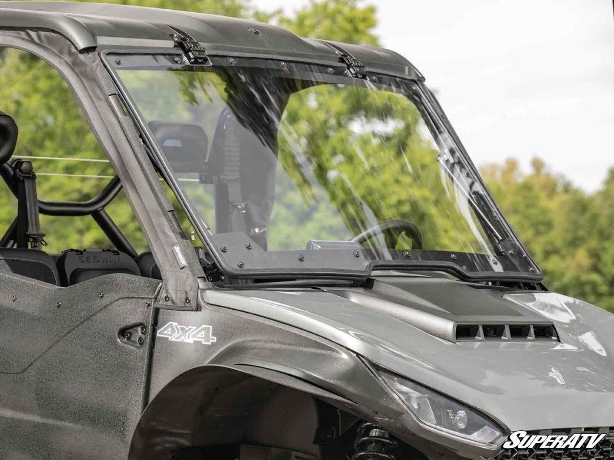 Segway Fugleman UT10 Scratch - Resistant Flip Windshield | SuperATV - Rad UTV Parts
