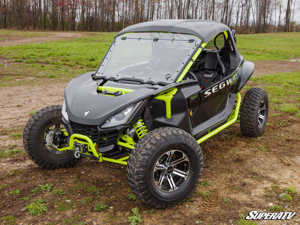 SuperATV Scratch-Resistant Flip Windshield for Segway Villain - image 3