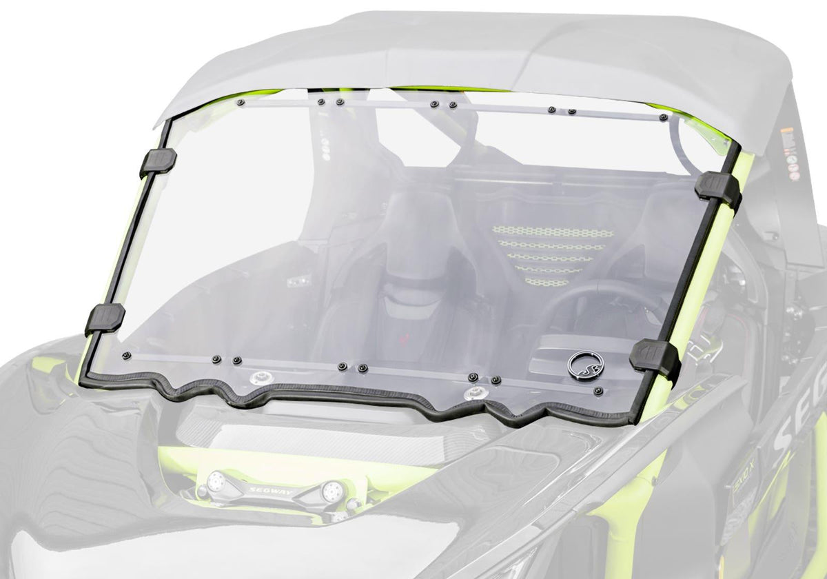 SuperATV Scratch-Resistant Full Windshield for Segway Villain