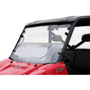 Seizmik Versa-Fold hard-coated windshield for Polaris Ranger Midsize