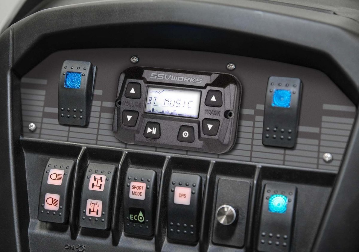 SSV Universal Bluetooth Media - Controller with LCD - Display - Rad UTV Parts