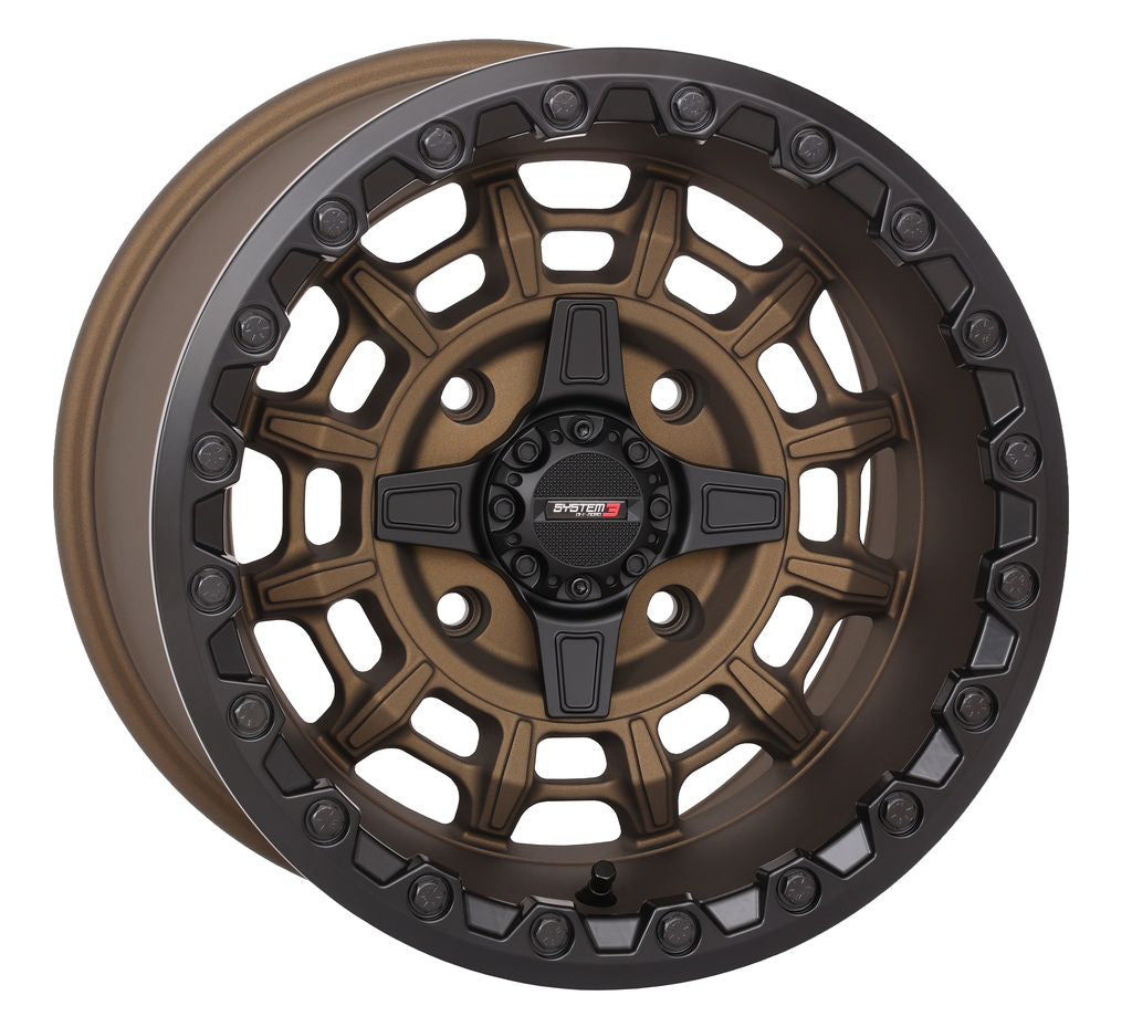 System 3 SB10 Matte Bronze UTV wheel manufacturer product photograph