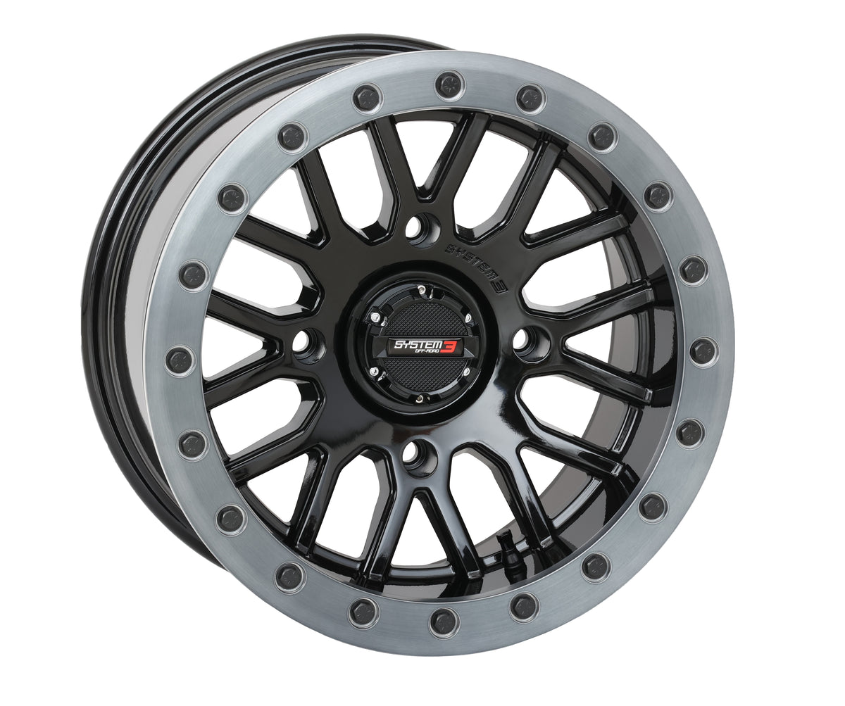 System 3 SB9 UTV wheel Gloss Black manufacturer's product photo