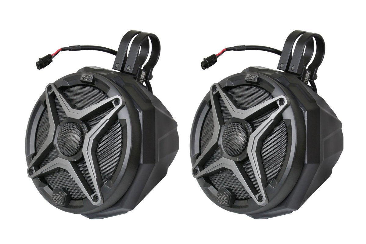 Universal 6.5in Cage - Mounted Speaker - Pods - Rad UTV Parts