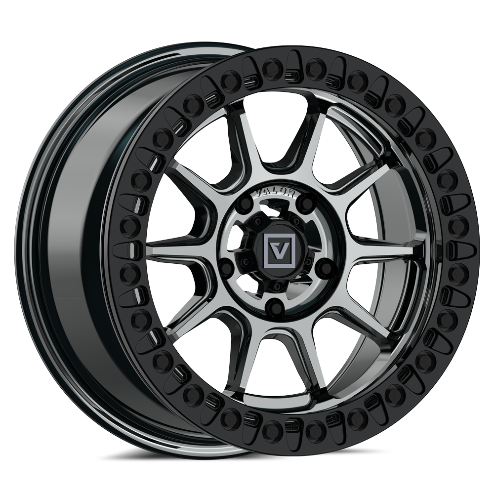 Valor Offroad V18 Beadlock wheel, Hyper Black, 15x7, 5x114.3