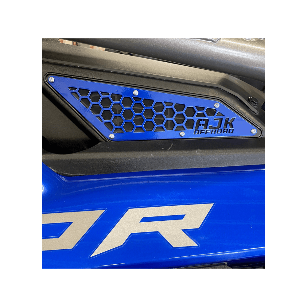 Intake Vent Covers Polaris Pro XP / Pro R / Turbo R / Pro S — Intake Vent Covers Polaris Pro XP / Pro R / Turbo R AJK Offroad Outside Lifted Lime