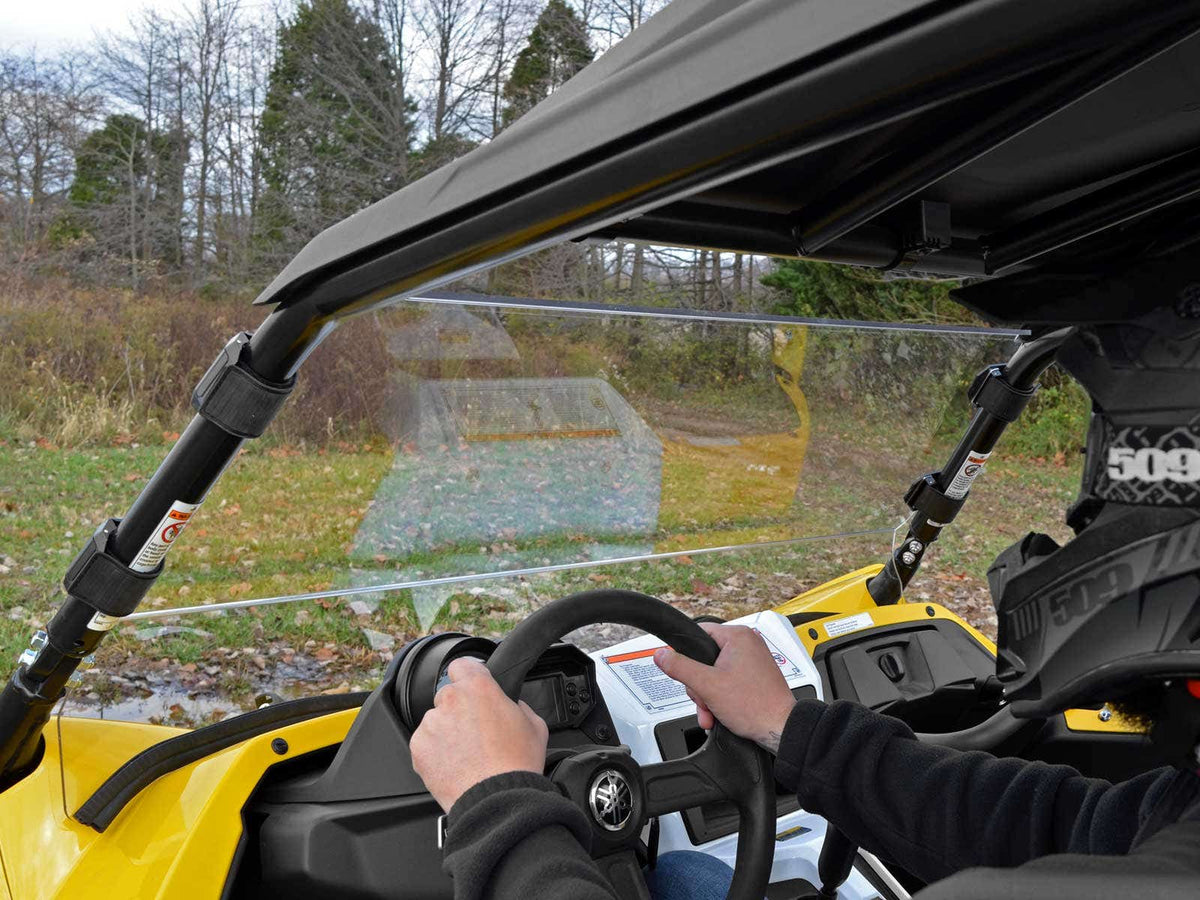 SuperATV Scratch-Resistant Full Windshield for Yamaha YXZ - image 3
