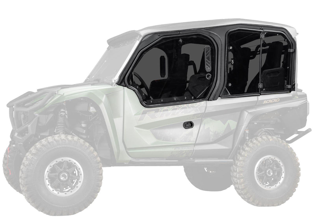 SuperATV Hard Cab Enclosure Upper Doors for Yamaha Wolverine RMAX 4 1000 - image 13
