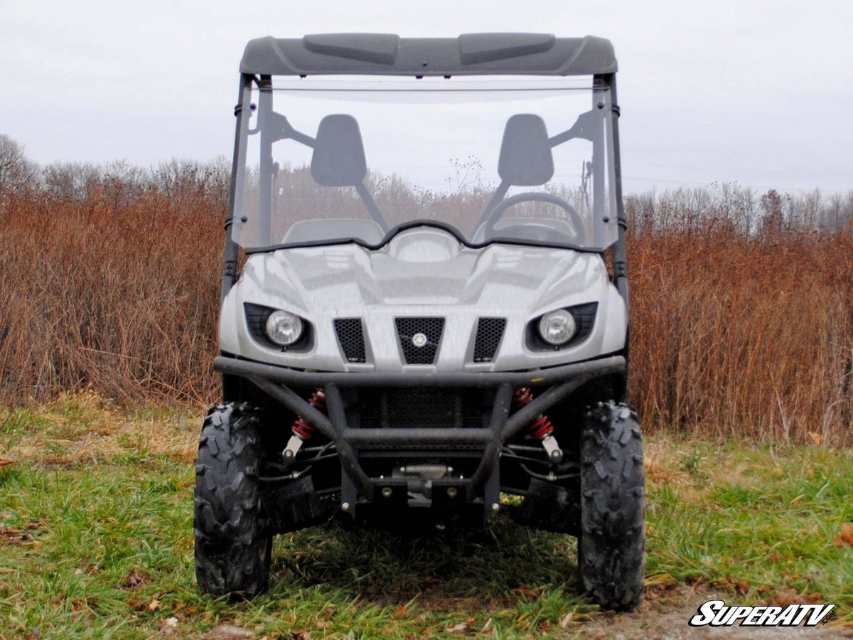 SuperATV Scratch Resistant Full Windshield for Yamaha Rhino - image 2